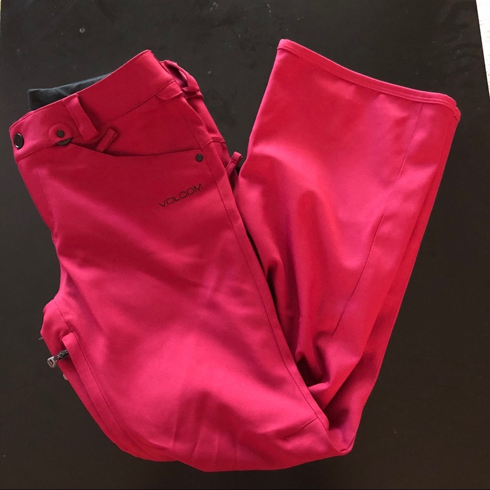 Volcom species dark red snowboard pants